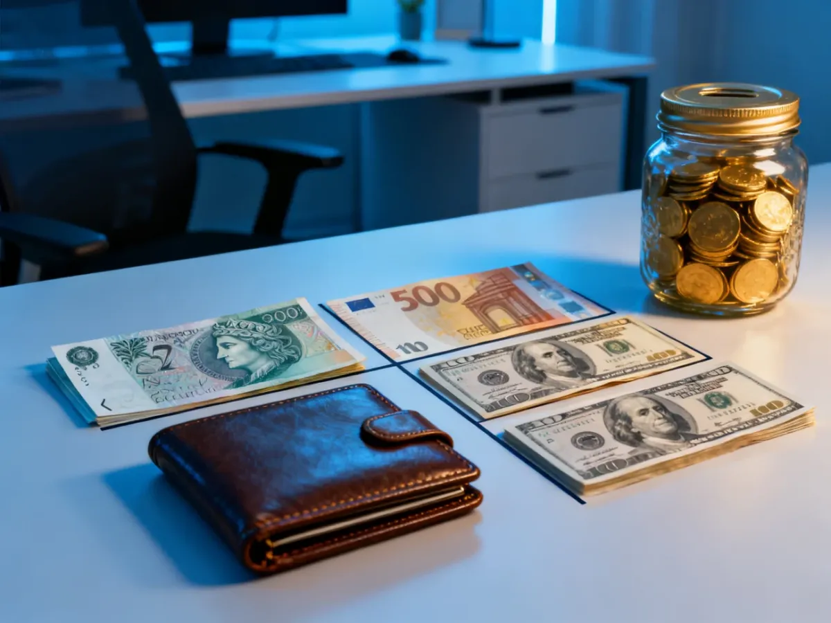 Dywersyfikacja oszczędności między PLN, EUR i USD